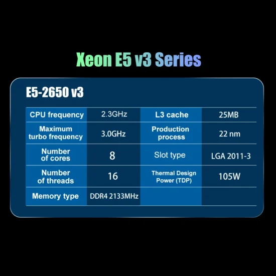 Used Original Xeon E5 2650 V3 Processor SR1YA 2.3Ghz 10 Core 105W Socket LGA 2011-3 CPU E5-2650V3 CPU For X99 Motherboard - Image 6