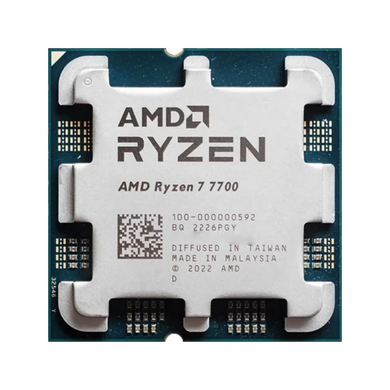 AMD Ryzen 7 7700 Brand New CPU 5.3GHz 8-Core 16-Thread 40MB Cache 5NM TDP 65W Socket AM5 Gaming Processor with Graphics