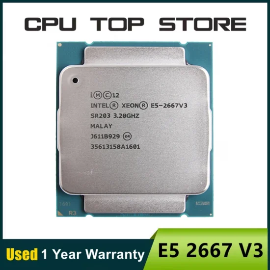 Intel Xeon E5 2667 V3 Processor 3.2Ghz Eight-Core Sixteen-Thread LGA 2011-3 CPU