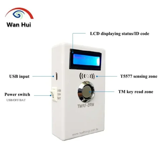 RFID Duplicator  125KHz Rewritable Cloner Copier Reader Writer for DS1990A TM1990A EM4100 EM4305 T5577 Key Token - Image 2