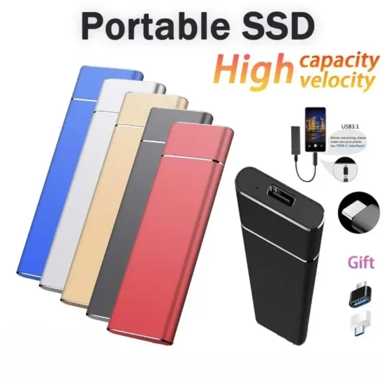 External Hard Drive SSD 1TB Ssd High-Speed Solid State Drive USB3 Interface Portable Hard Disk External Hard Drive for PC Laptop