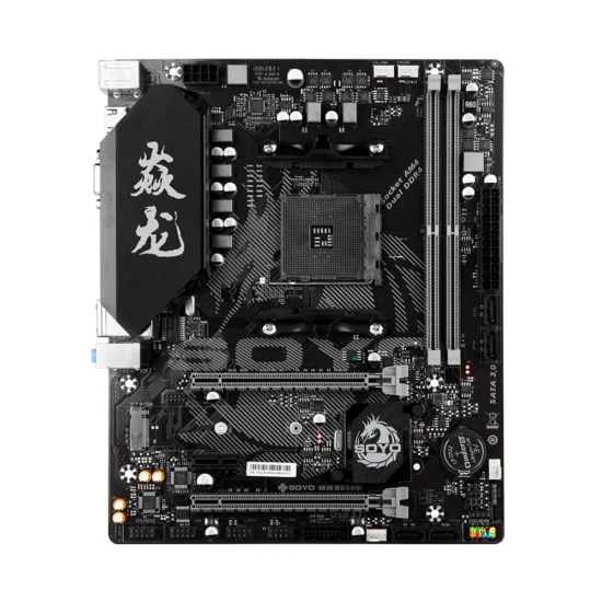 SOYO Monarch Dragon AMD B550M Gaming Motherboard USB3.1 M.2 Nvme Sata3 Supports R5 3600 CPU (AM4 socket and R5 5600G 5600X CPU) - Image 2