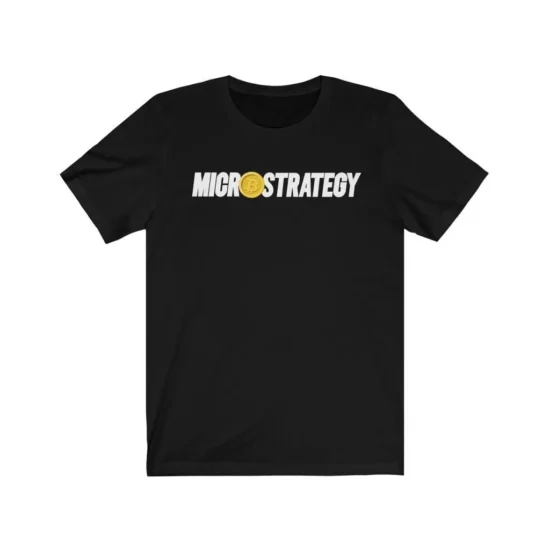 MicroStrategy T Shirt Bitcoin Michael Saylor Crypto Funny