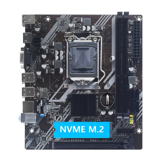 MUCAI H61 Motherboard LGA 1155 Kit Compatible With Intel Core CPUs 2nd And 3rd Generations Supports M.2 NVME SDD - Image 6