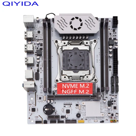 QIYIDA X99 motherboard D4 LGA 2011 3 with M.2 slot Support X99 C612chip DDR4 Memory SATA3.0 USB3.0 PCI16X - Image 2