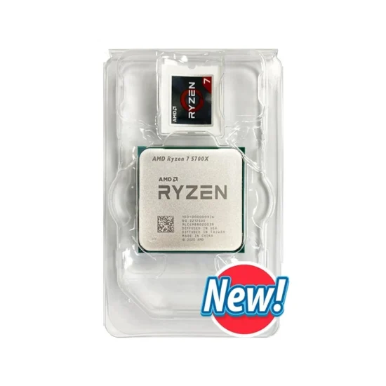 AMD New Ryzen 7 5700X R7 5700X 3.4GHz 8 Core 16 Thread CPU Processor 7NM L3=32M Socket AMD AM4 Gaming processador процессор - Image 2