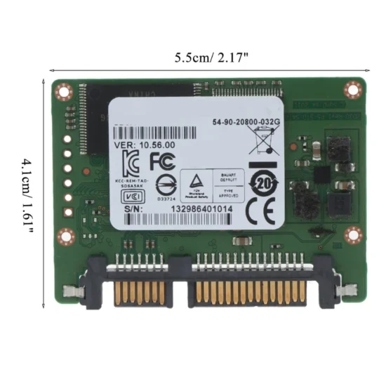 Sata3 SSD SDSA5AK-032G 32GB Half Slim SATA MO-297A 1.8" Industrial Solid State Sata3 SSD Drive - Image 6