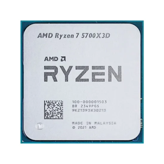 AMD Ryzen 7 5700X3D R7 5700X3D New 4.1 GHz 8-Core 16-Thread CPU 7NM L3=96M 100-000001503 Socket AM4 but without fan - Image 2