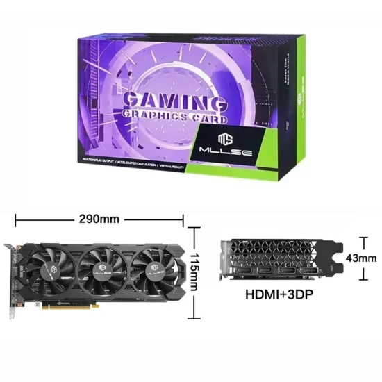 MLLSE Geforce GTX 1080Ti 11GB Gaming Graphics Card GDDR5X 352Bit PCI-E 3.0×16 6+8Pin NVIDIA GPU Game Video Card Placa De Video - Image 5