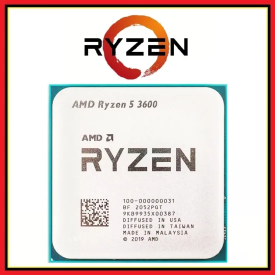 AMD Ryzen 5 R5 3600 3.6GHz 6-Core 12-Thread CPU Processor LGA AM4 - Image 2