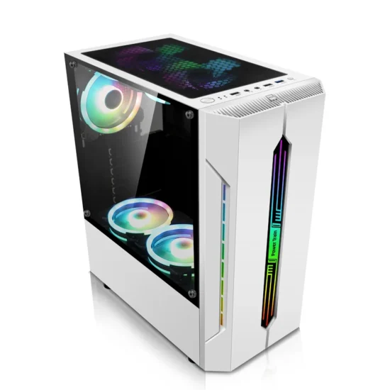 Power Train ES280 ATX Case Computer Competitive Game Chassis RGB Colorful Light Bar Support 240 Water Cooled 8-Fan Position Case - Image 6