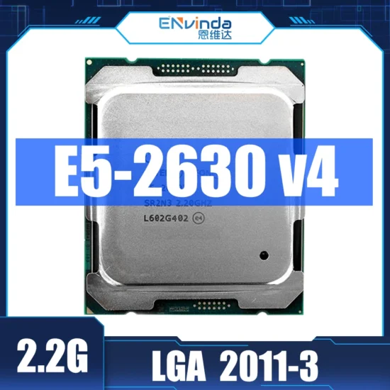 Used Original Xeon E5 2630 V4 E5-2630V4 Processor SR2R7 2.2GHz 10-Cores 25M LGA 2011-3 Xeon V4 Series CPU